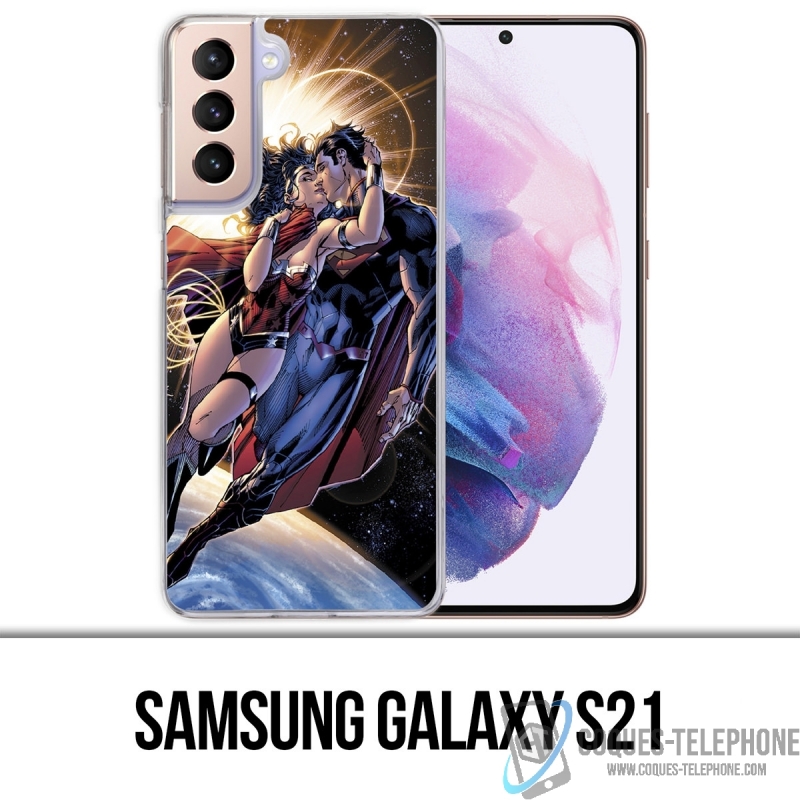 Samsung Galaxy S21 case - Superman Wonderwoman