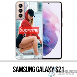 Coque Samsung Galaxy S21 - Supreme Fit Girl