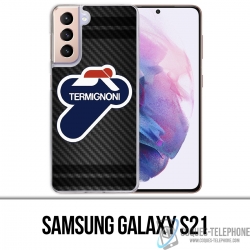 Coque Samsung Galaxy S21 - Termignoni Carbone