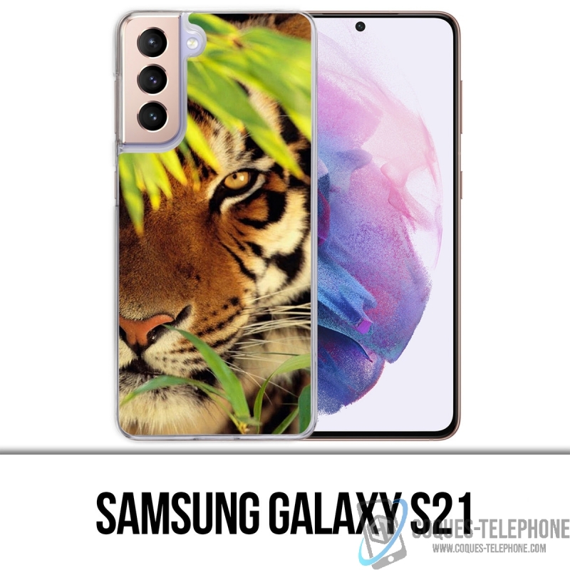 Samsung Galaxy S21 Case - Tigerblätter