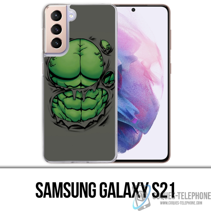 Coque Samsung Galaxy S21 - Torse Hulk