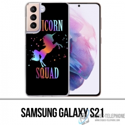 Coque Samsung Galaxy S21 - Unicorn Squad Licorne