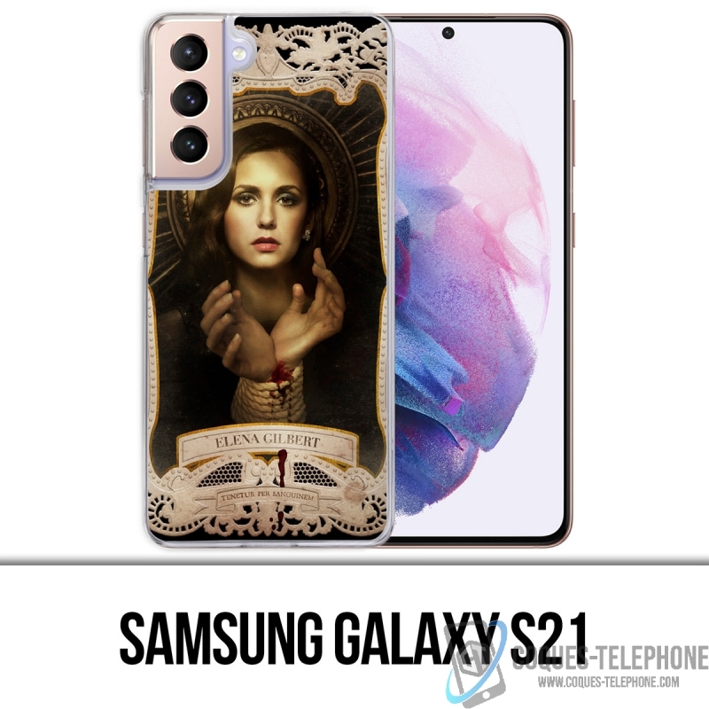 Custodia per Samsung Galaxy S21 - Vampire Diaries Elena