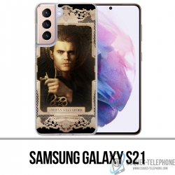 Coque Samsung Galaxy S21 - Vampire Diaries Stefan