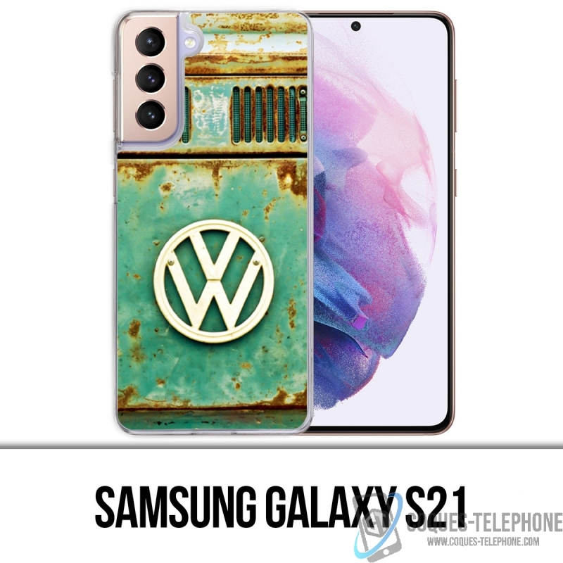 Coque Samsung Galaxy S21 - Vw Vintage Logo