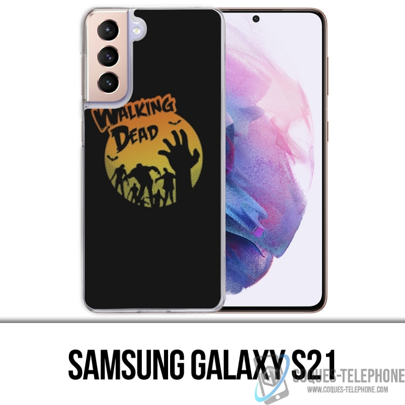 Coque Samsung Galaxy S21 - Walking Dead Logo Vintage