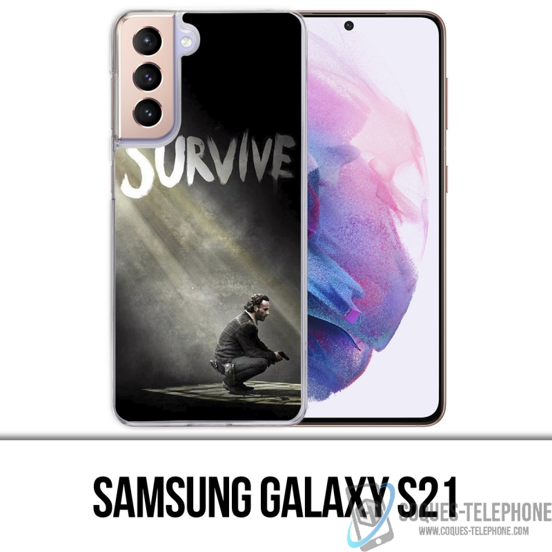 Coque Samsung Galaxy S21 - Walking Dead Survive