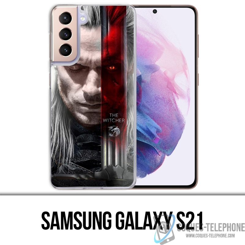 Coque Samsung Galaxy S21 - Witcher Lame Épée