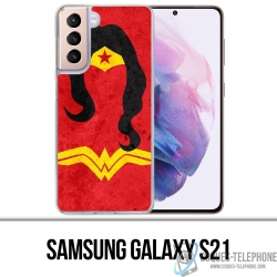 Custodia per Samsung Galaxy S21 - Wonder Woman Art Design