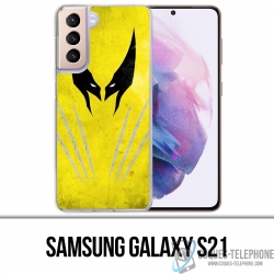 Funda Samsung Galaxy S21 - Xmen Wolverine Art Design