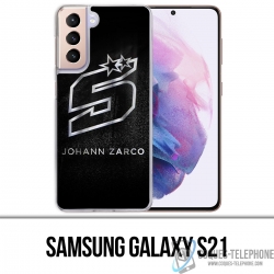 Coque Samsung Galaxy S21 - Zarco Motogp Grunge