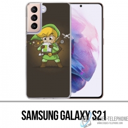 Coque Samsung Galaxy S21 - Zelda Link Cartouche