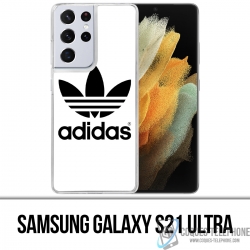 Coque Samsung Galaxy S21 Ultra - Adidas Classic Blanc