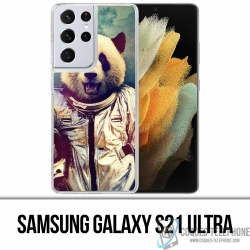 Custodia per Samsung Galaxy S21 Ultra - Astronauta Panda Animal