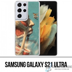 Funda Samsung Galaxy S21 Ultra - Attack On Titan Art