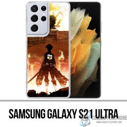 Samsung Galaxy S21 Ultra Case - Attak On Titan Poster