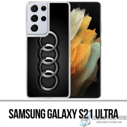 Samsung Galaxy S21 Ultra case - Audi Logo Metal