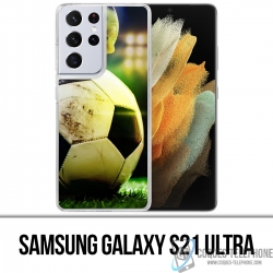 Samsung Galaxy S21 Ultra Case - Foot Soccer Ball