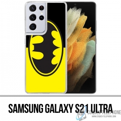 Samsung Galaxy S21 Ultra Case - Batman Logo Classic Yellow Black