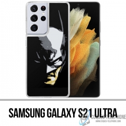 Samsung Galaxy S21 Ultra Case - Batman Paint Face