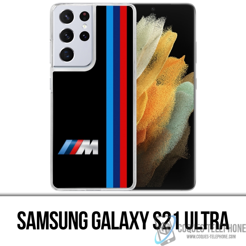 Custodia per Samsung Galaxy S21 Ultra - Bmw M Performance Nera