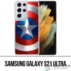 Samsung Galaxy S21 Ultra Case - Captain America Avengers Shield