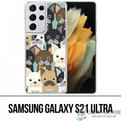 Coque Samsung Galaxy S21 Ultra - Bouledogues