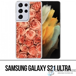 Coque Samsung Galaxy S21 Ultra - Bouquet Roses