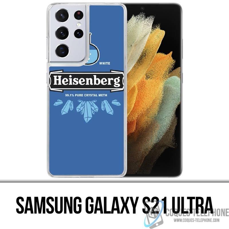 Custodia per Samsung Galaxy S21 Ultra - Logo Braeking Bad Heisenberg