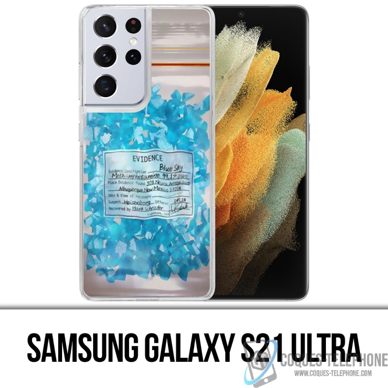Coque Samsung Galaxy S21 Ultra - Breaking Bad Crystal Meth