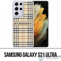 Coque Samsung Galaxy S21 Ultra - Burberry