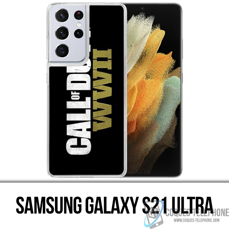 Funda Samsung Galaxy S21 Ultra - Logotipo de Call Of Duty Ww2