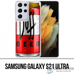 Custodia per Samsung Galaxy S21 Ultra - Lattina di birra Duff