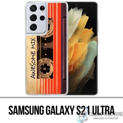 Samsung Galaxy S21 Ultra Case - Guardians Of The Galaxy Vintage Audio Cassette