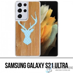 Samsung Galaxy S21 Ultra Case - Deer Wood Bird
