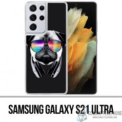 Samsung Galaxy S21 Ultra Case - Dj Pug Dog