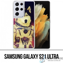 Samsung Galaxy S21 Ultra Case - Jusky Astronaut Dog