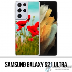 Samsung Galaxy S21 Ultra Case - Poppies 2