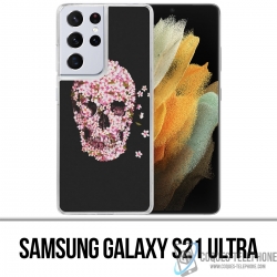 Custodia per Samsung Galaxy S21 Ultra - Crane Flowers 2