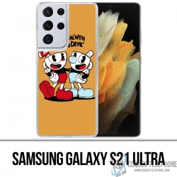 Funda Samsung Galaxy S21 Ultra - Cuphead