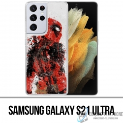 Custodia per Samsung Galaxy S21 Ultra - Deadpool Paintart