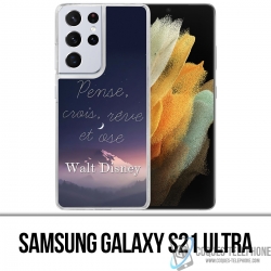 Samsung Galaxy S21 Ultra Case - Disney Quote Think Believe