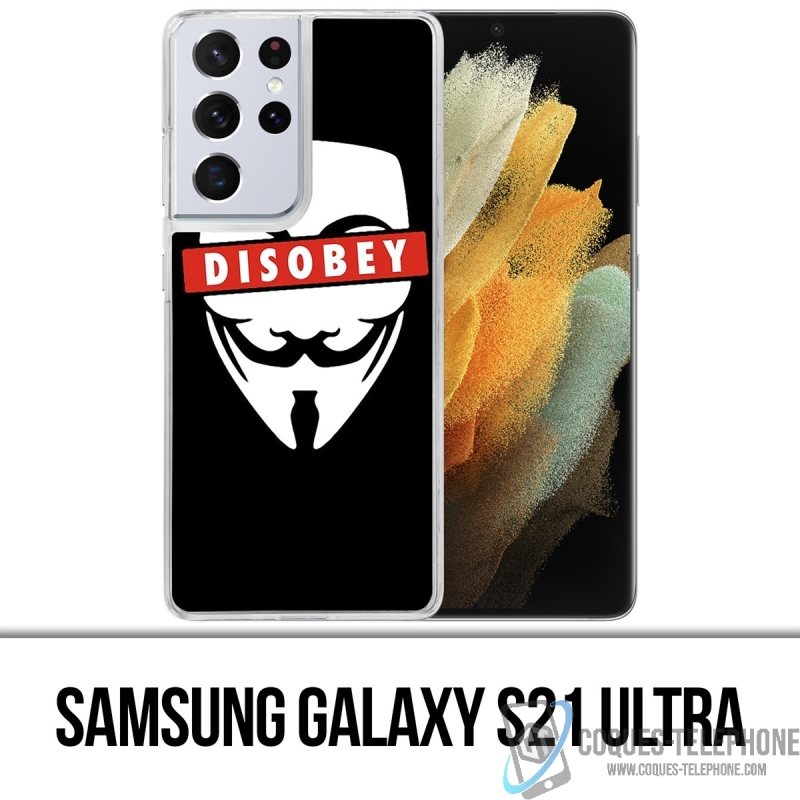 Custodia per Samsung Galaxy S21 Ultra - Disobbedisci a Anonymous