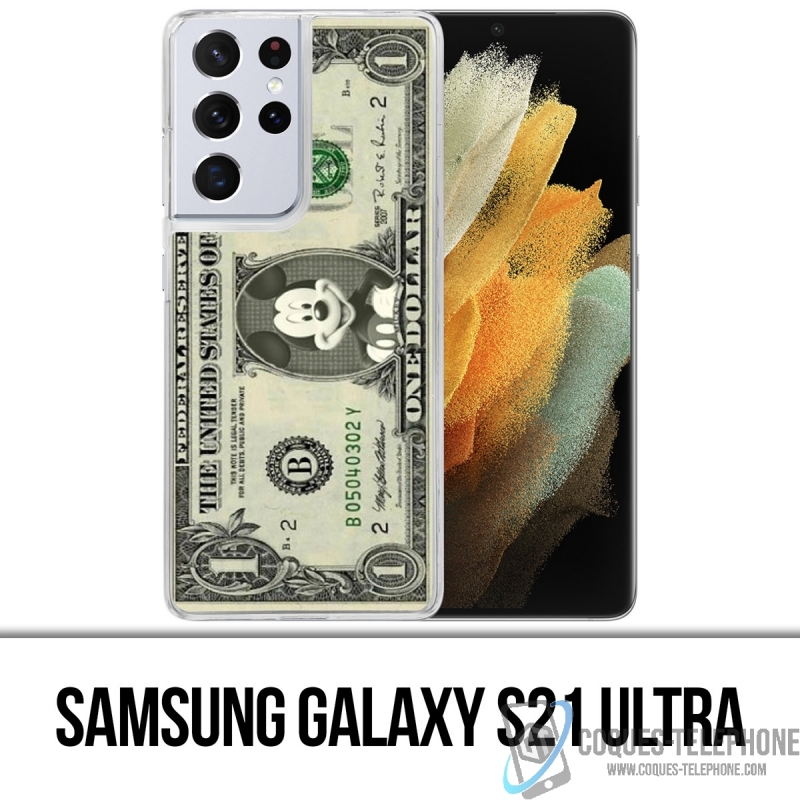 Coque Samsung Galaxy S21 Ultra - Dollars Mickey