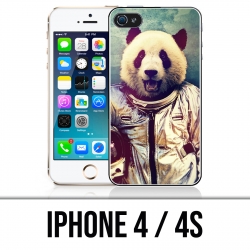 Coque iPhone 4 / 4S - Animal Astronaute Panda