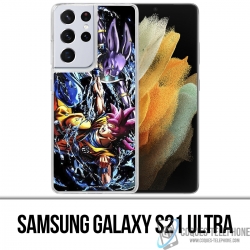 Samsung Galaxy S21 Ultra Case - Dragon Ball Goku Vs Beerus