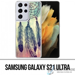 Funda Samsung Galaxy S21 Ultra - Atrapasueños con plumas
