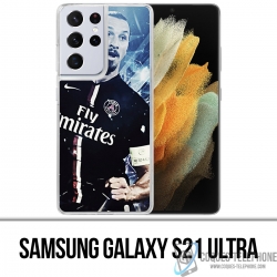Samsung Galaxy S21 Ultra Case - Fußball Zlatan Psg