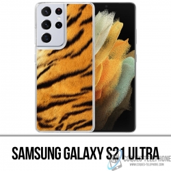Funda Samsung Galaxy S21 Ultra - Piel de tigre
