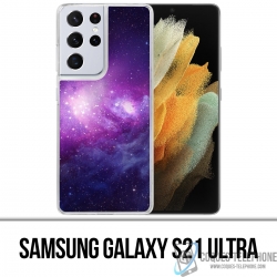 Funda Samsung Galaxy S21 Ultra - Galaxy Púrpura